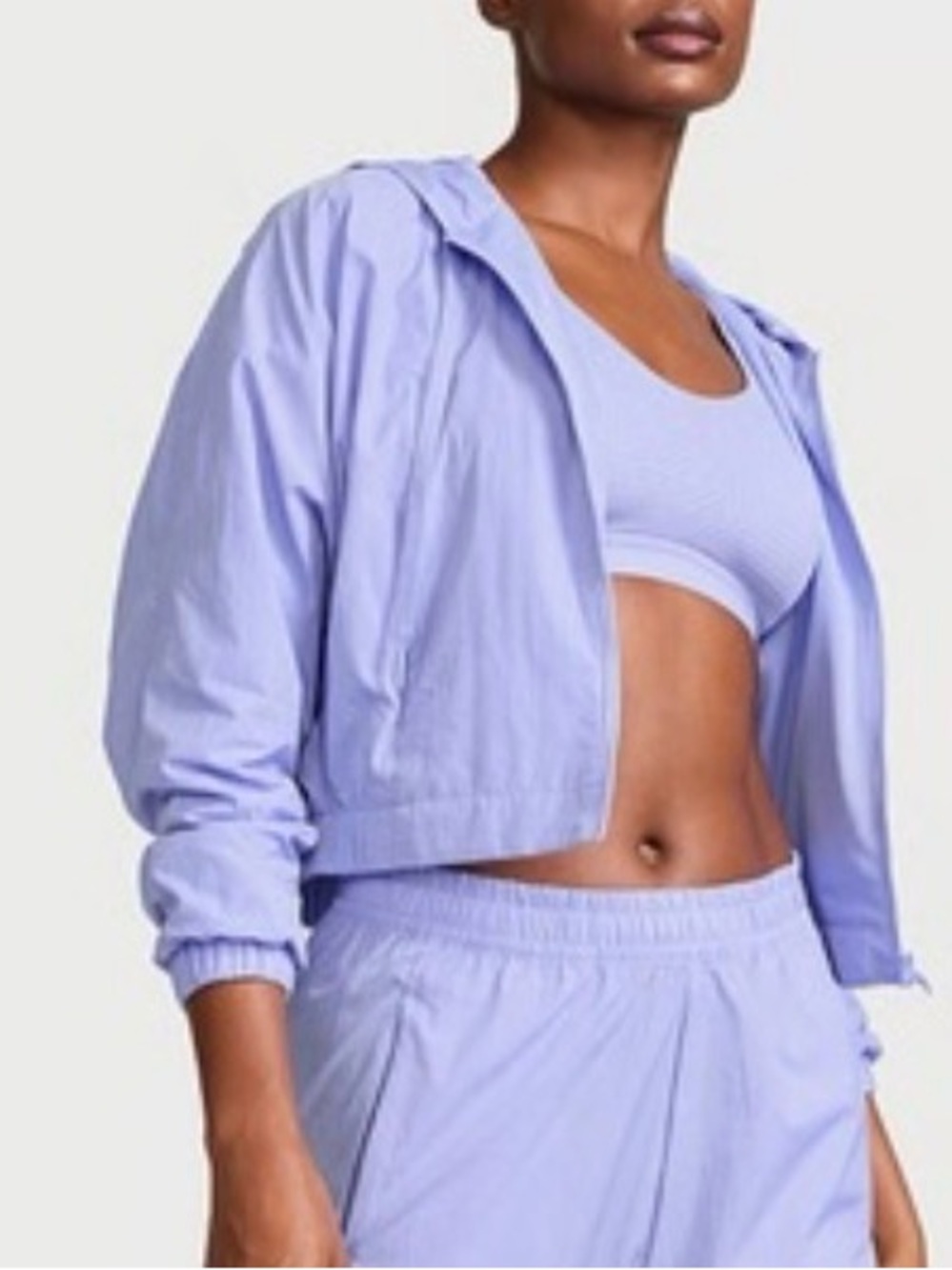 Victoria's Secret Light Blue Zip-Up Hoodie